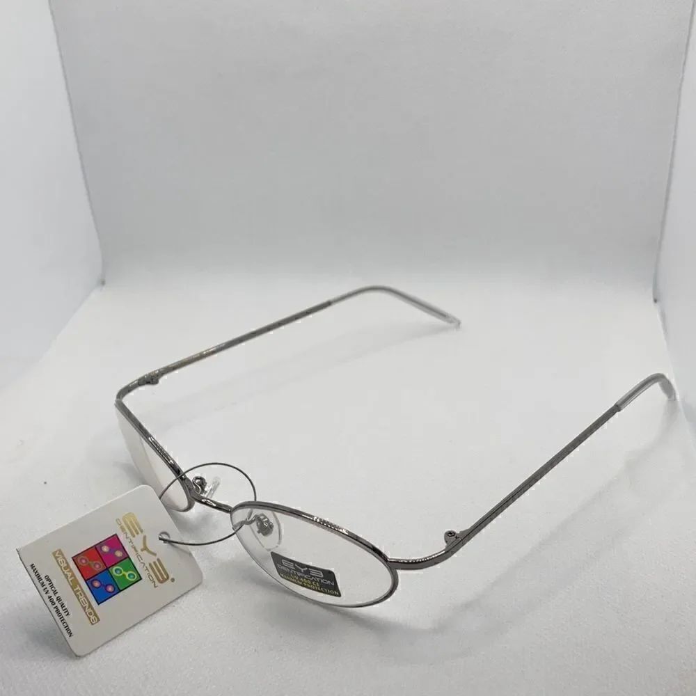 Eyedentification Round Clear Lens Sunglasses